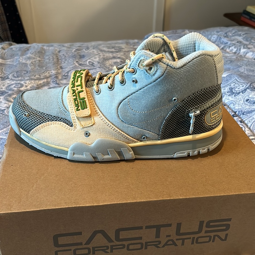 Nike Travis Scott Catcus Jack Air Trainer 1 / CJ in Grey Haze